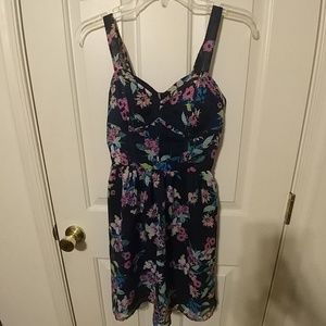 Flower print dress